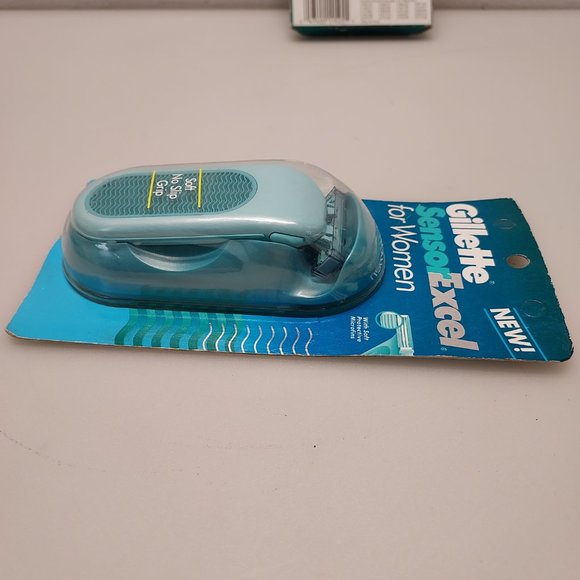 GILLETTE SENSOR EXCEL FOR WOMEN RAZOR & 5 PACK REFILLS CARTRIDGES VTG NOS SEALED - Picture 9 of 11